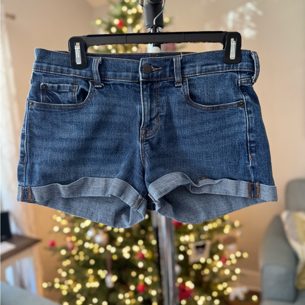 Old Navy Dark Blue Jean Shorts for Women